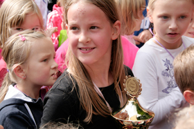 Siegerin Spendenlauf